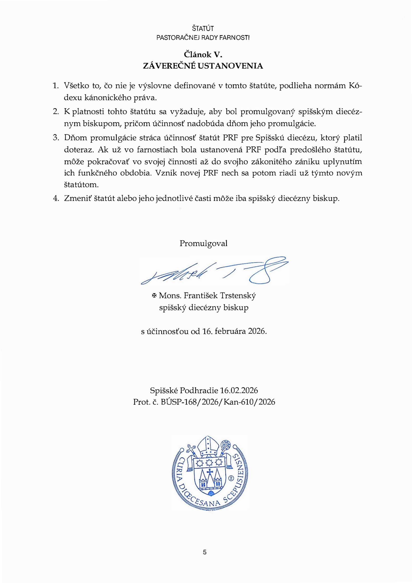 Štatút Pastoračnej rady farnosti.pdf - strana 5